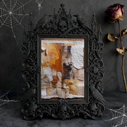 European Court Relief Luxury Frame | Birthday Party Table Decor, Photo Display Ornament, Retro Royal Frame