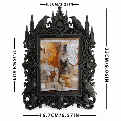 European Court Relief Luxury Frame | Birthday Party Table Decor, Photo Display Ornament, Retro Royal Frame