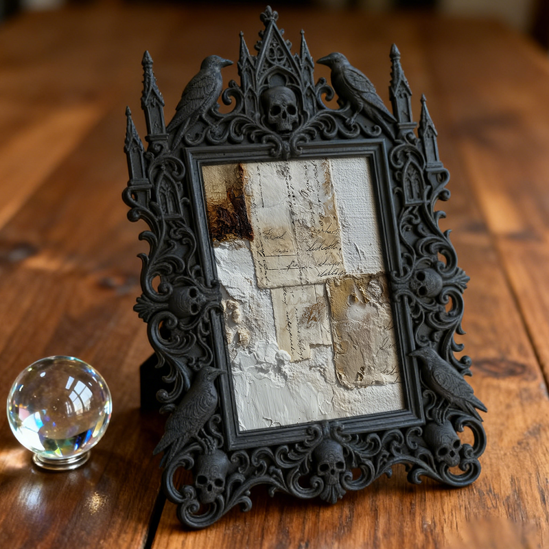 European Court Relief Luxury Frame | Luxury Apartment Living Room Decor, TV Stand Photo Holder, Court Craft
