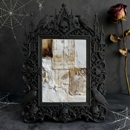 European Court Relief Luxury Frame | Luxury Apartment Living Room Decor, TV Stand Photo Holder, Court Craft