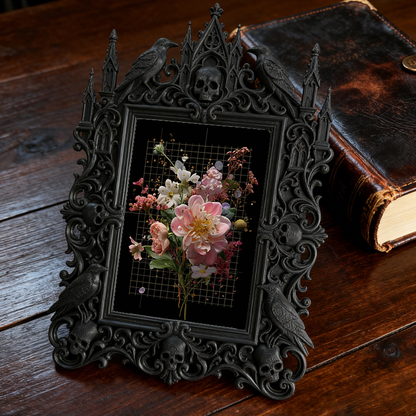 European Court Relief Luxury Frame | Wedding Anniversary Gift, Couple Photo Frame, Palace-style Relief Design