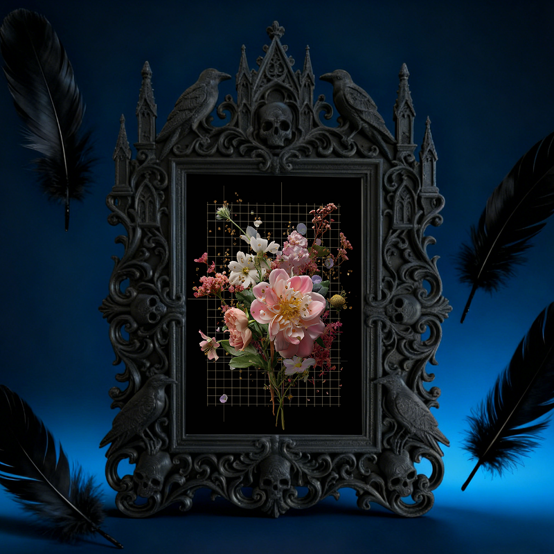 European Court Relief Luxury Frame | Wedding Anniversary Gift, Couple Photo Frame, Palace-style Relief Design