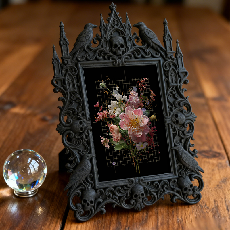 European Court Relief Luxury Frame | Wedding Anniversary Gift, Couple Photo Frame, Palace-style Relief Design