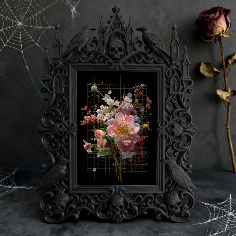 European Court Relief Luxury Frame | Wedding Anniversary Gift, Couple Photo Frame, Palace-style Relief Design