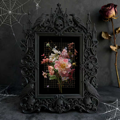 European Court Relief Luxury Frame | Wedding Anniversary Gift, Couple Photo Frame, Palace-style Relief Design