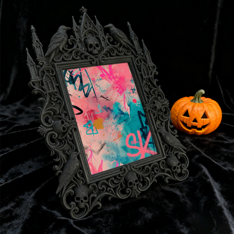 Bestseller Court Carved Luxury Frame | Vintage Coffee Table Centerpiece, Eye-catching Photo Ornament, Palace Craft