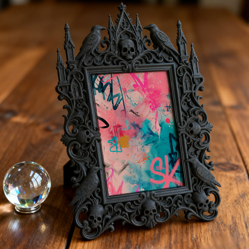 Bestseller Court Carved Luxury Frame | Vintage Coffee Table Centerpiece, Eye-catching Photo Ornament, Palace Craft