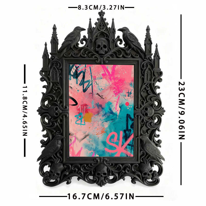 Bestseller Court Carved Luxury Frame | Vintage Coffee Table Centerpiece, Eye-catching Photo Ornament, Palace Craft