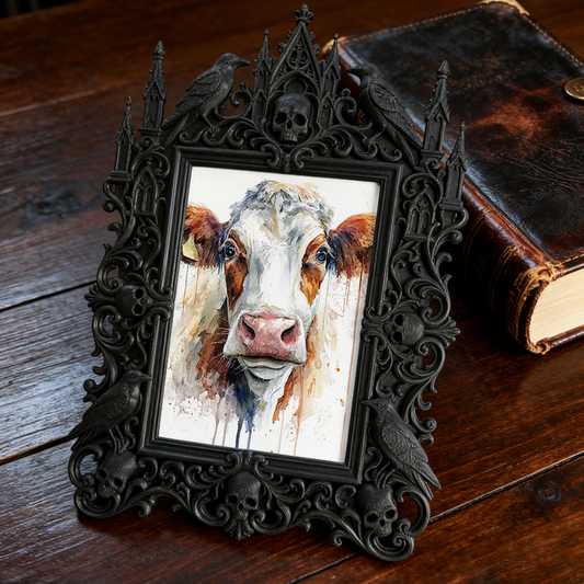 Top-rated European Palace Frame | Study Bookshelf Accent Decor, Tabletop Photo Holder, Vintage Royal Design