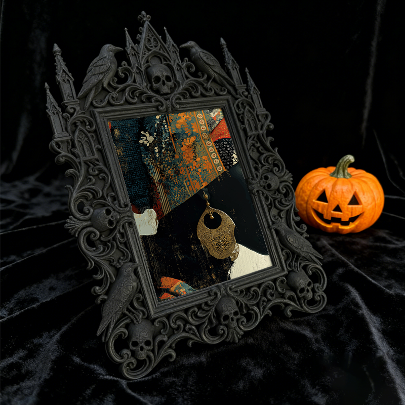 Trendy European Carved Frame | Wedding Sign-in Table Centerpiece, Couple Photo Holder, Retro Royal Vibe