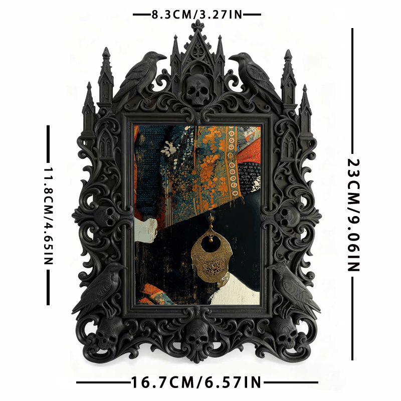 Trendy European Carved Frame | Wedding Sign-in Table Centerpiece, Couple Photo Holder, Retro Royal Vibe