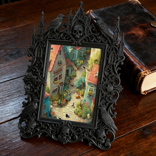 Hot-selling Royal Relief Photo Frame | Jewelry Store Window Display, Luxury Photo Prop, Court Carved Craft