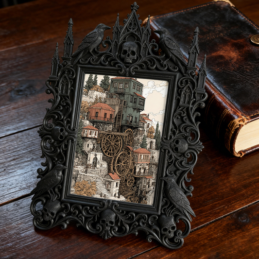 Top-rated European Palace Frame | Gothic Homestay Suite Decor, TV Stand Photo Accent, Vintage Noble Style