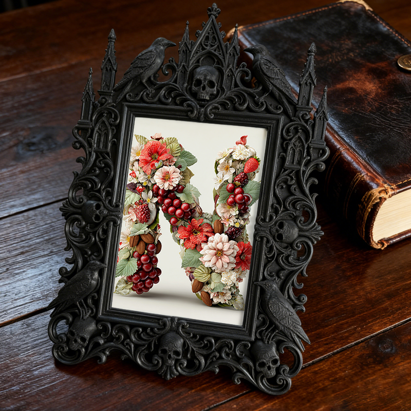 Trendy European Carved Luxury Frame | Bridal Shop Fitting Room Decor, Wedding Photo Display, Palace Craft