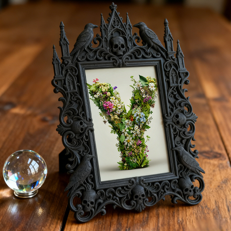 Hot-selling Royal Relief Frame | Piano Top Decor Ornament, Photo Holder, Vintage Court Carved Design