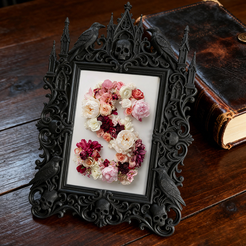 Top-rated European Palace Frame | Antique Shop Shelf Display, Photo Prop, Luxury Relief Craft