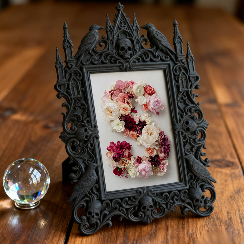 Top-rated European Palace Frame | Antique Shop Shelf Display, Photo Prop, Luxury Relief Craft