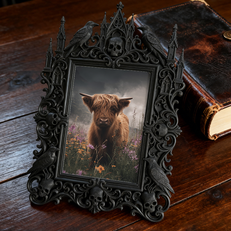 Trendy European Carved Frame | Christmas Family Party Centerpiece, Photo Display, Palace Vintage Vibe