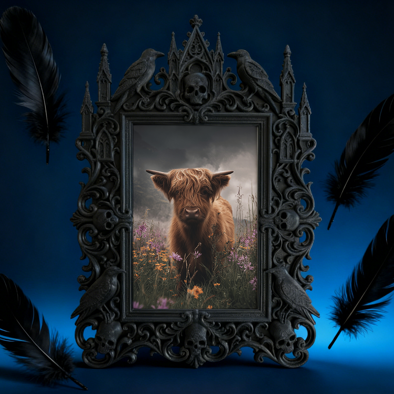 Trendy European Carved Frame | Christmas Family Party Centerpiece, Photo Display, Palace Vintage Vibe