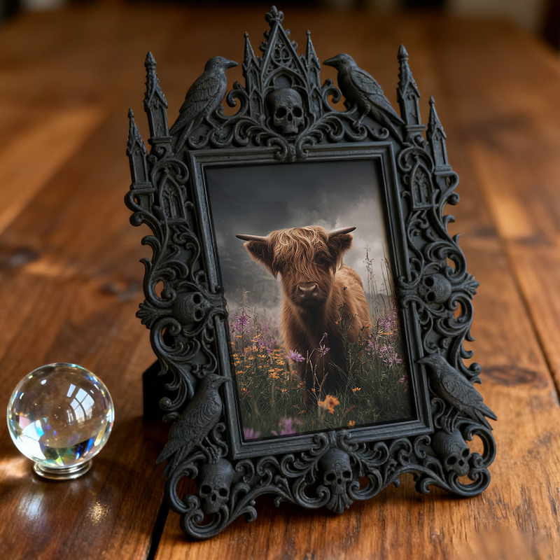 Trendy European Carved Frame | Christmas Family Party Centerpiece, Photo Display, Palace Vintage Vibe