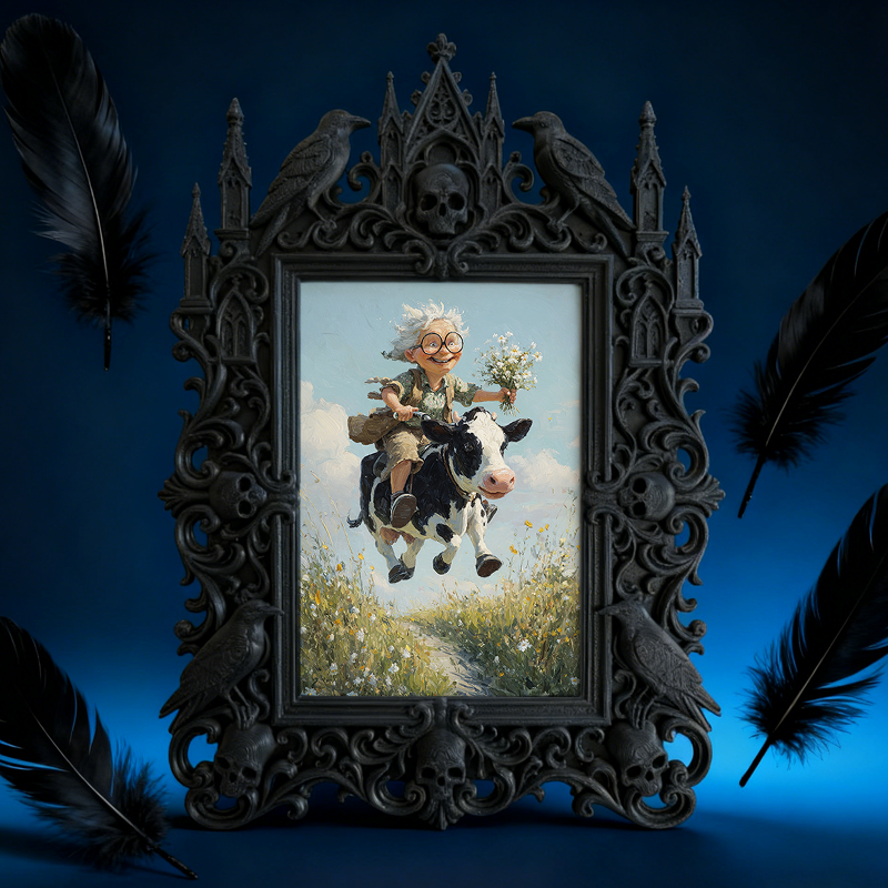 Hot-selling Royal Relief Photo Frame | Art Gallery Corner Decor, Statement Photo Prop, Court Relief Design