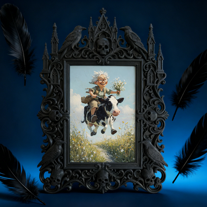 Hot-selling Royal Relief Photo Frame | Art Gallery Corner Decor, Statement Photo Prop, Court Relief Design