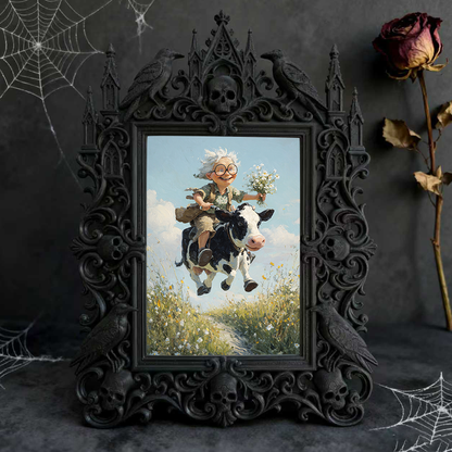 Hot-selling Royal Relief Photo Frame | Art Gallery Corner Decor, Statement Photo Prop, Court Relief Design