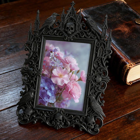 Bestseller Court Relief Frame | Baby Shower Party Table Decor, Photo Display Ornament, Carved Royal Craft