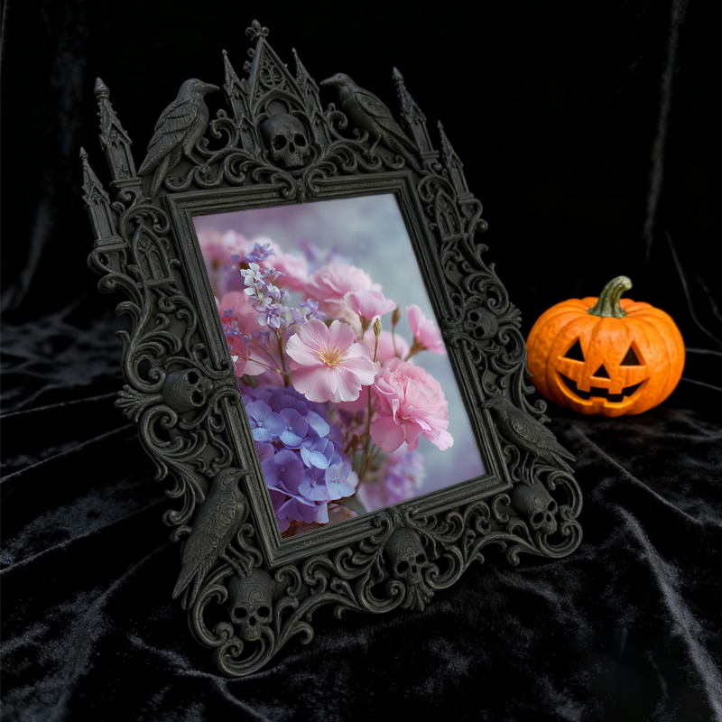 Bestseller Court Relief Frame | Baby Shower Party Table Decor, Photo Display Ornament, Carved Royal Craft