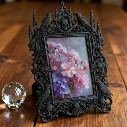 Bestseller Court Relief Frame | Baby Shower Party Table Decor, Photo Display Ornament, Carved Royal Craft