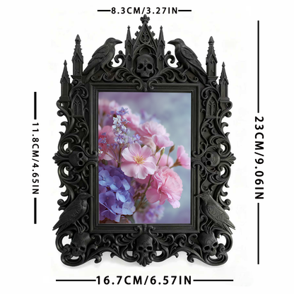 Bestseller Court Relief Frame | Baby Shower Party Table Decor, Photo Display Ornament, Carved Royal Craft