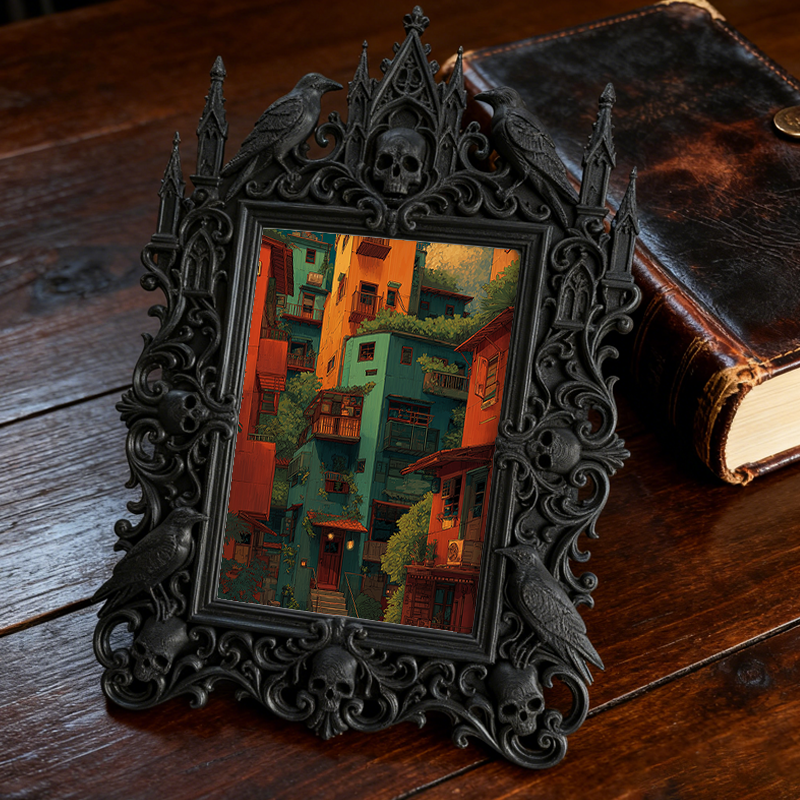 Bestseller Court Relief Frame | Beauty Salon Waiting Area Decor, Photo Display Ornament, Retro Noble Style