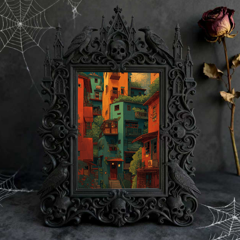 Bestseller Court Relief Frame | Beauty Salon Waiting Area Decor, Photo Display Ornament, Retro Noble Style