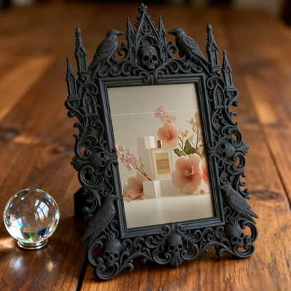 Trendy European Carved Frame | Villa Balcony Table Decor, Photo Holder, Palace Relief Craft
