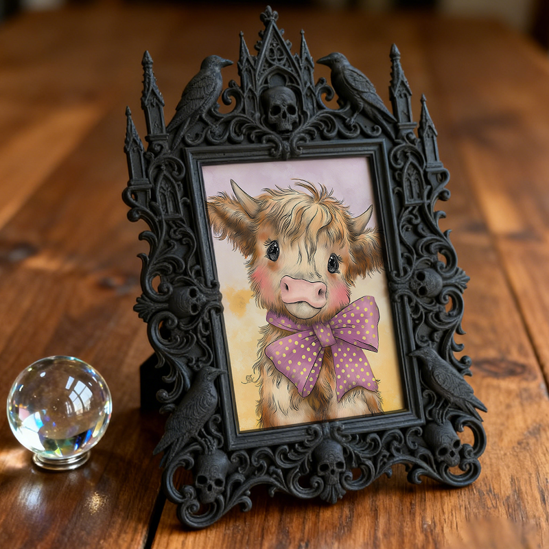 Bestseller Court Relief Frame | Pet Memorial Corner Decor, Photo Holder, Palace Carved Design