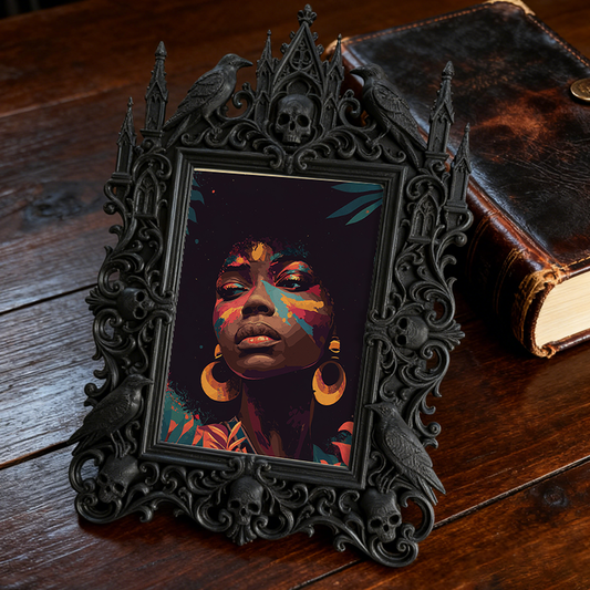 Top-rated European Palace Frame | Home Theater Console Decor, Photo Holder, Palace Relief Craft