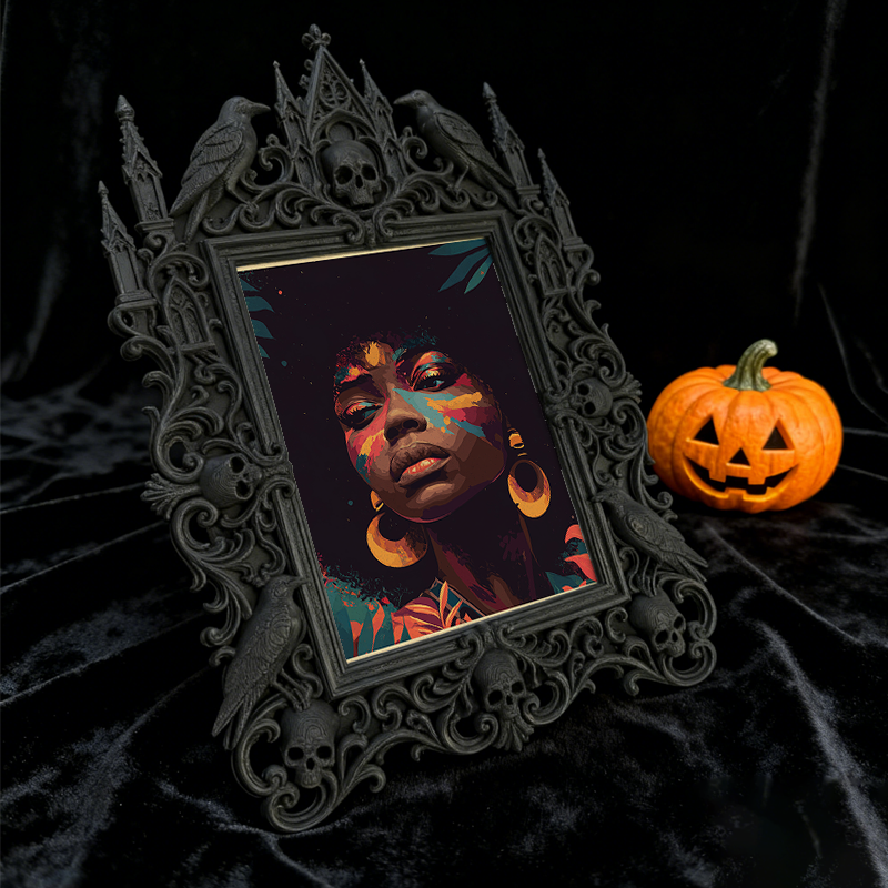 Top-rated European Palace Frame | Home Theater Console Decor, Photo Holder, Palace Relief Craft