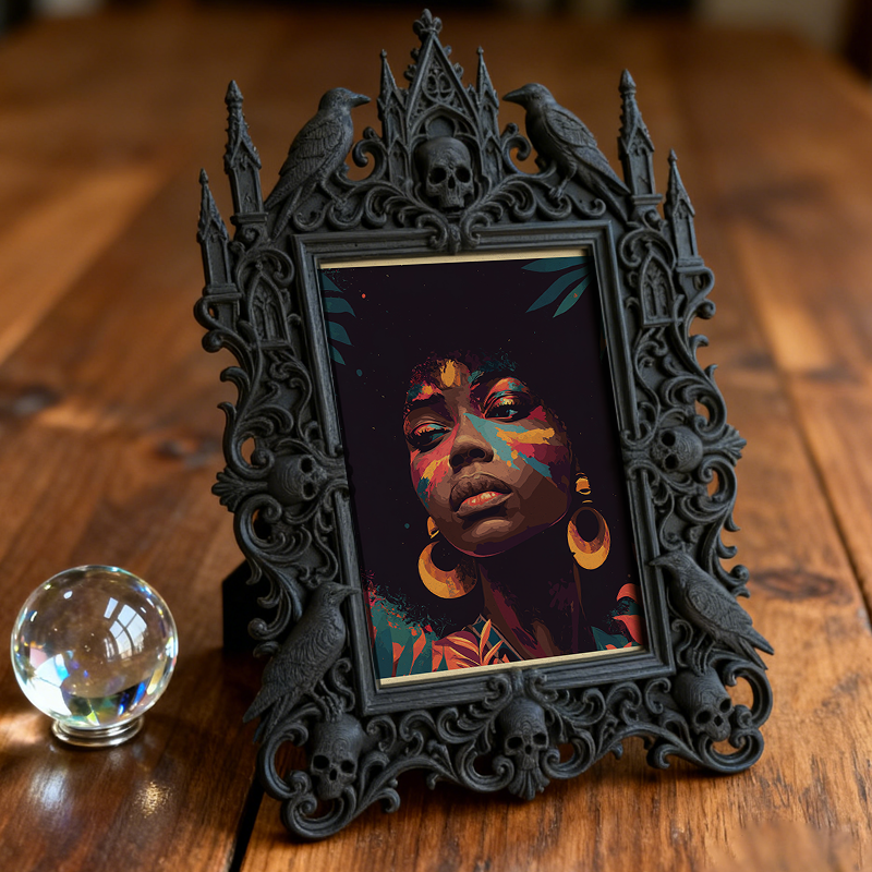 Top-rated European Palace Frame | Home Theater Console Decor, Photo Holder, Palace Relief Craft