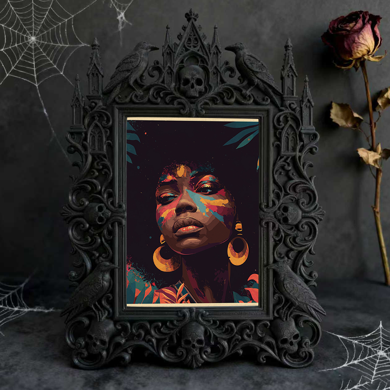 Top-rated European Palace Frame | Home Theater Console Decor, Photo Holder, Palace Relief Craft