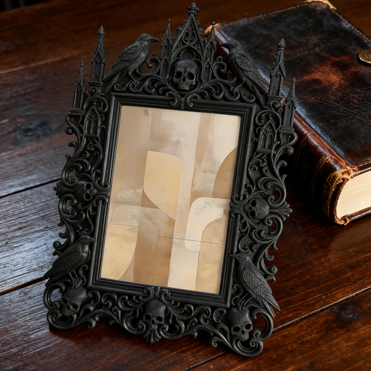 Trendy European Carved Frame | Retirement Party Table Decor, Photo Display Ornament, Court Craft