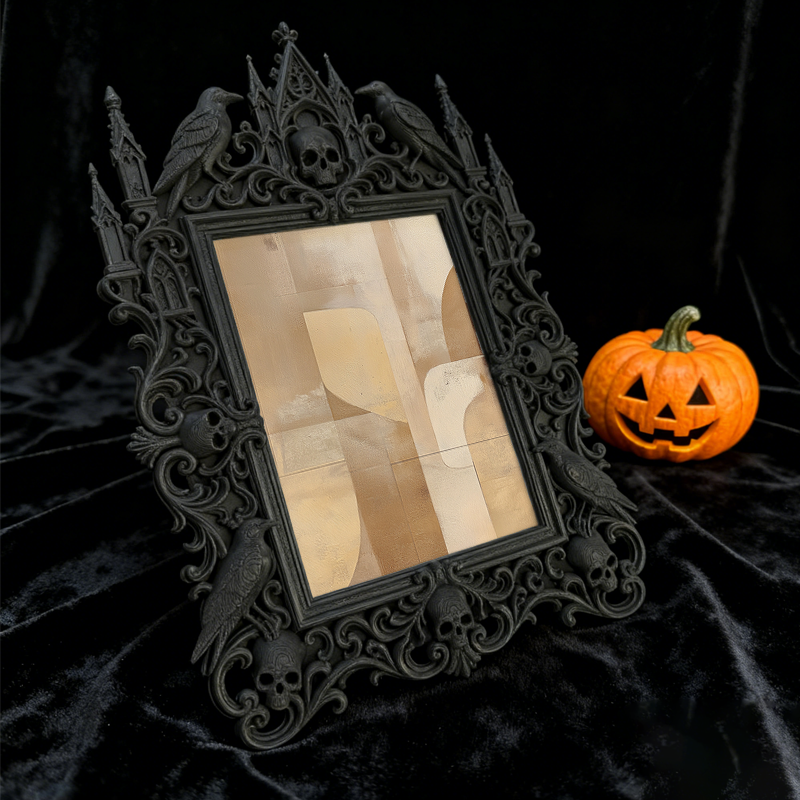 Trendy European Carved Frame | Retirement Party Table Decor, Photo Display Ornament, Court Craft