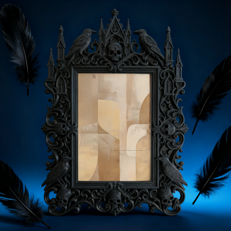 Trendy European Carved Frame | Retirement Party Table Decor, Photo Display Ornament, Court Craft