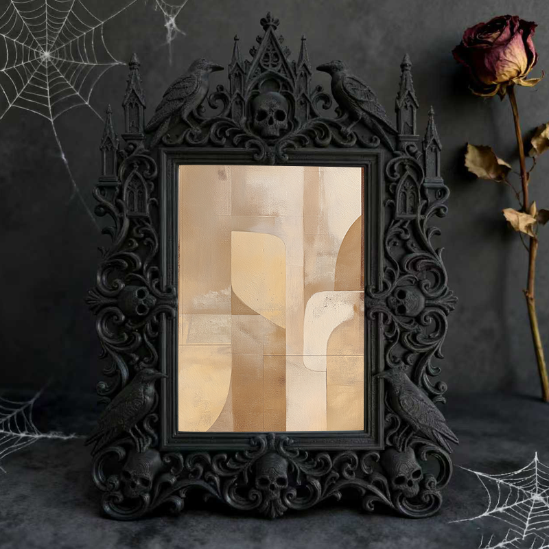 Trendy European Carved Frame | Retirement Party Table Decor, Photo Display Ornament, Court Craft