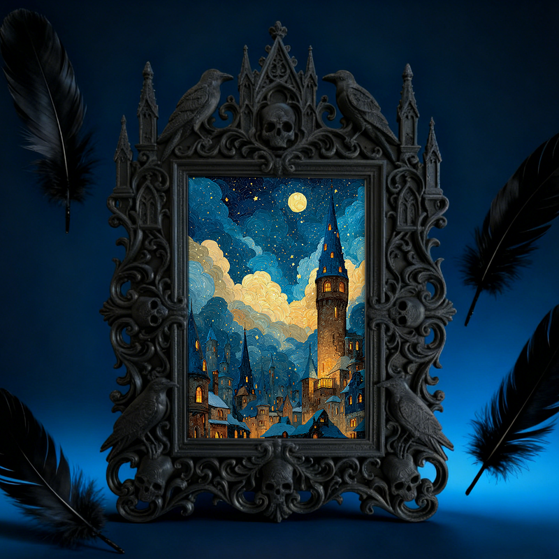 Trendy European Carved Frame | Hotel Ballroom Statement Decor, Large Photo Display, Palace Luxury Style