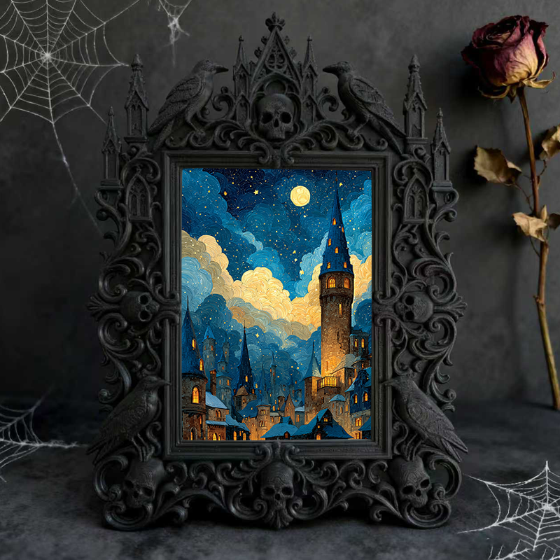 Trendy European Carved Frame | Hotel Ballroom Statement Decor, Large Photo Display, Palace Luxury Style