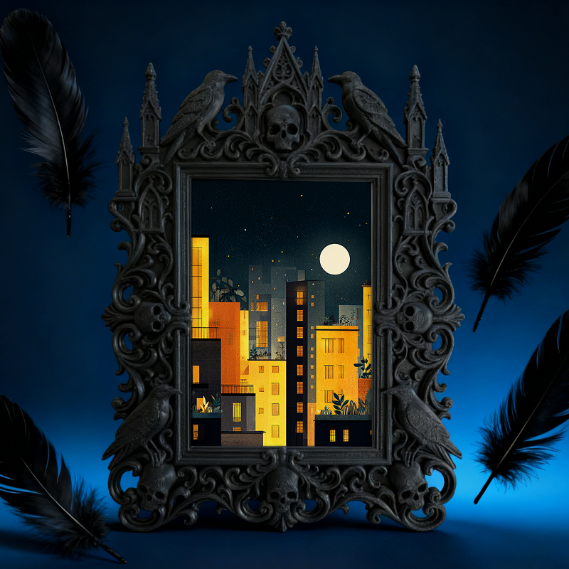 Top-rated European Palace Frame | Housewarming Gift-ready Frame, Photo Holder, Vintage Royal Style