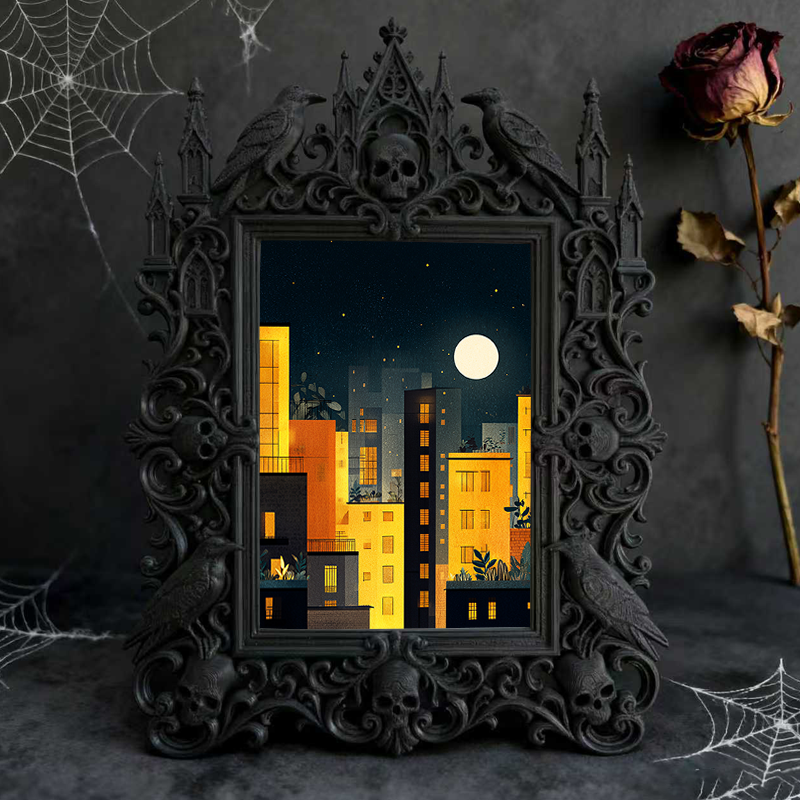 Top-rated European Palace Frame | Housewarming Gift-ready Frame, Photo Holder, Vintage Royal Style