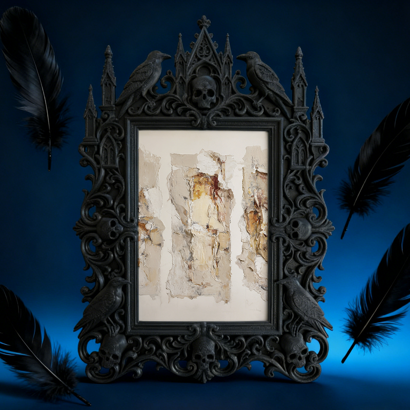 Bestseller Court Relief Frame | Coffee Shop Vintage Corner Decor, Photo Display Ornament, Palace Craft