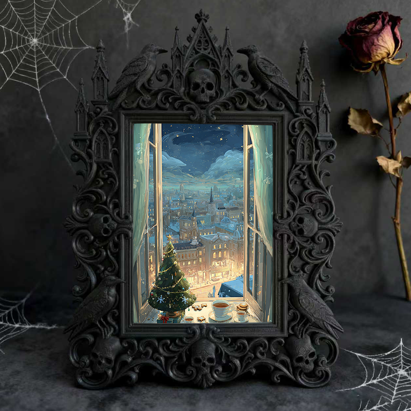Trendy European Carved Frame | Antique Furniture Store Display, Photo Prop, Royal Relief Design