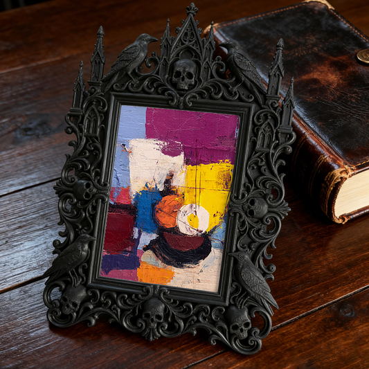 Trendy European Carved Frame | Chocolate Shop Window Decor, Photo Prop, Retro Royal Relief Design